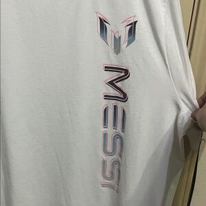 White Lionel Messi 10 3XL Shirt